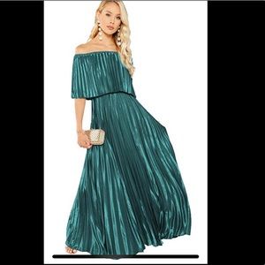 Women’s casual off the shoulder maxi dress